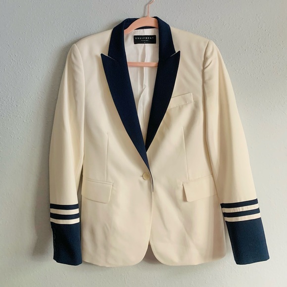 GORGEOUS Equipment Nautical Blazer - Picture 8 of 9